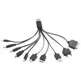 10 CONNECTORS USB CABLE