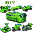 DIY 7 IN 1 VEHICLES SOLAR  KIT STATION