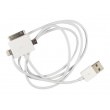 3 in 1 usb data charger cable 1m