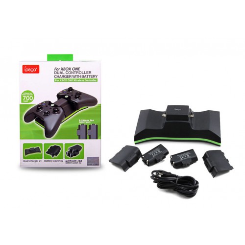 ípega XBOX one dual controller charger with battery PG-X001